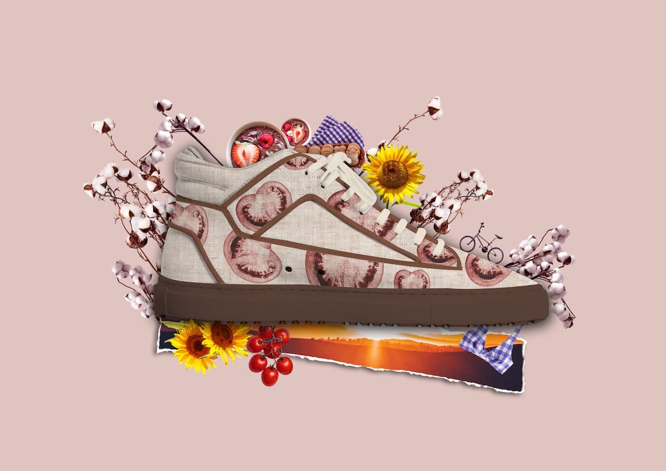 Graphic composition for the Organic model