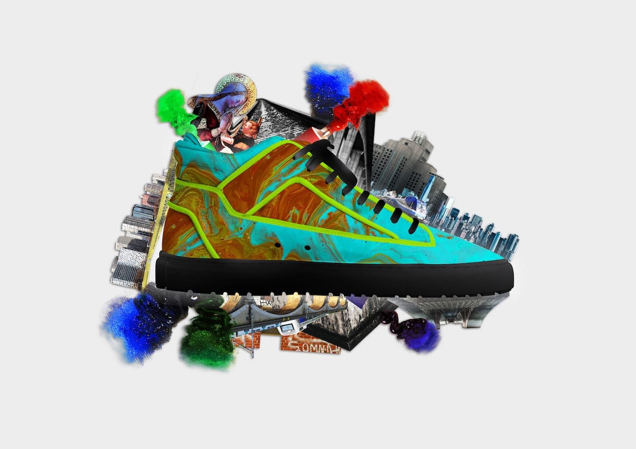 Graphic composition for the Street art model