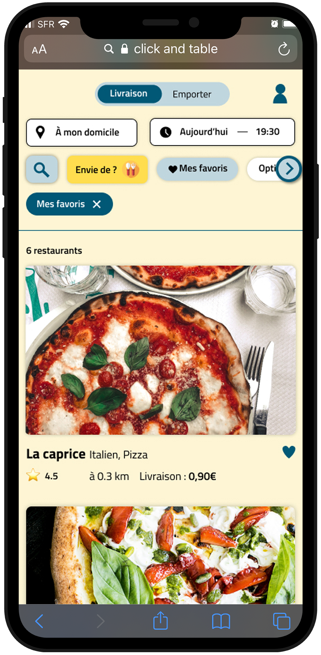 Application Click&Eat