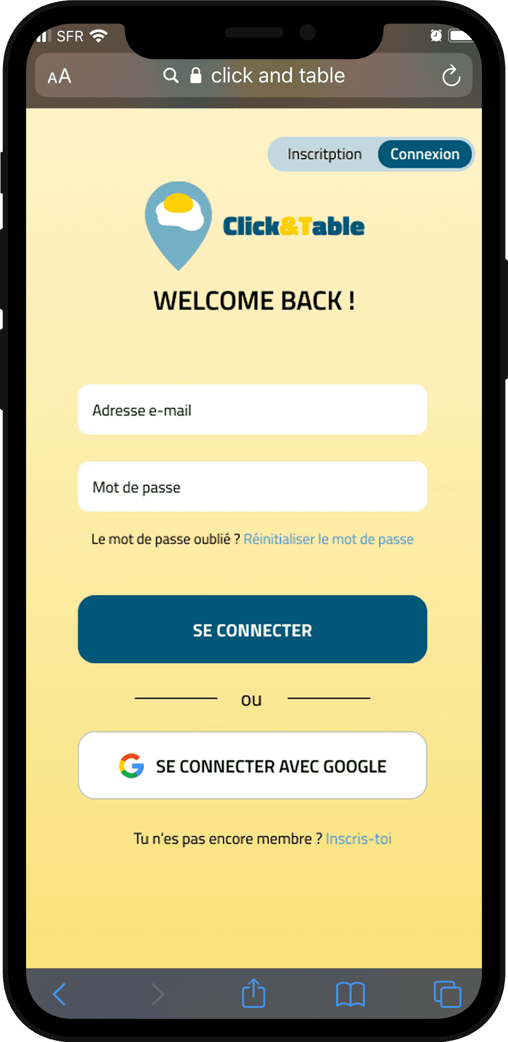 Application Click&Eat