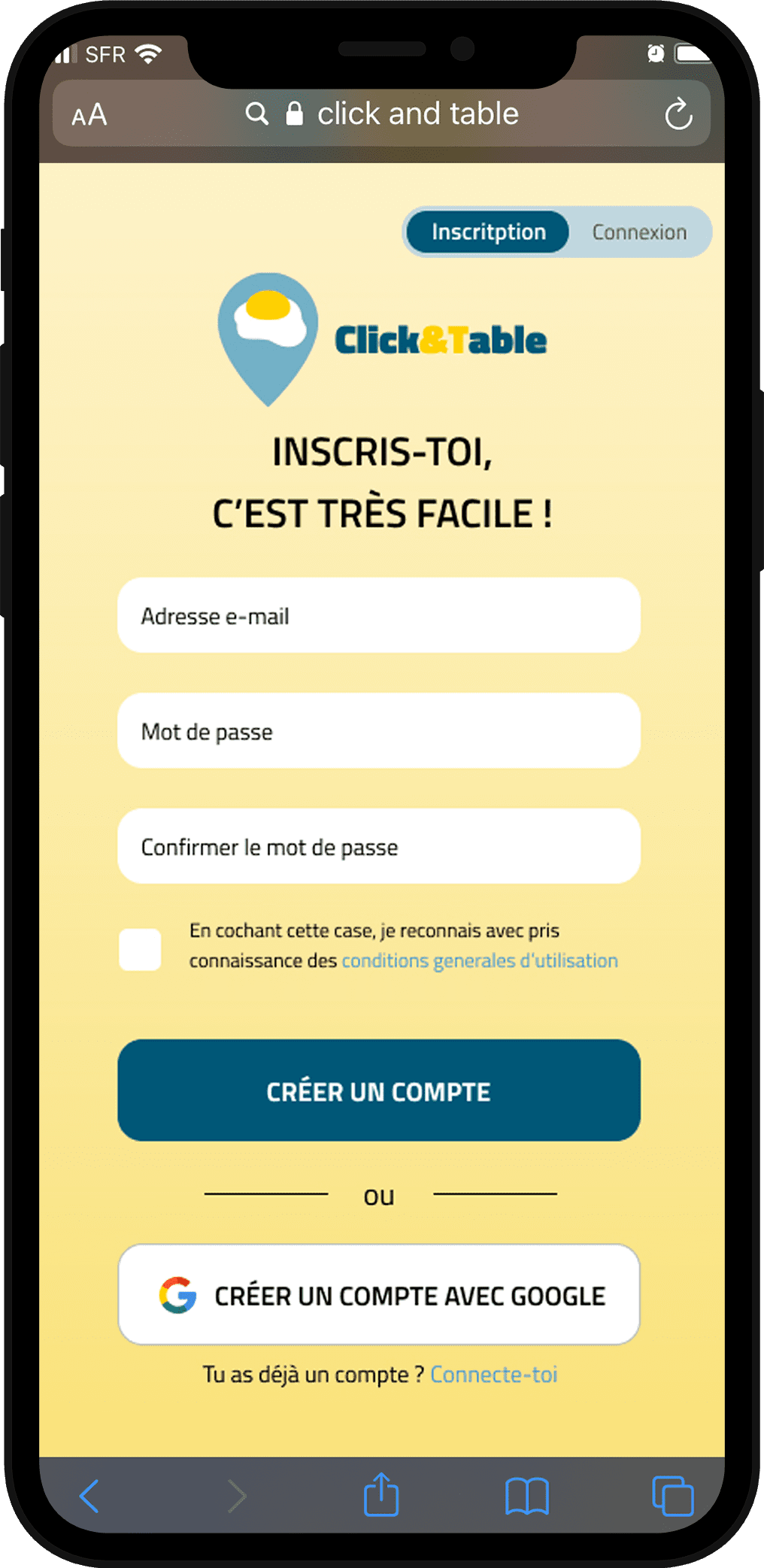 Application Click&Eat