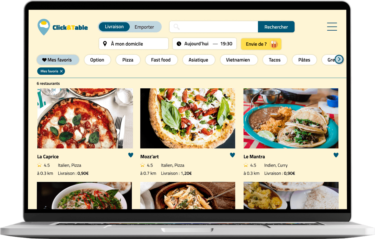 Application Click&Eat