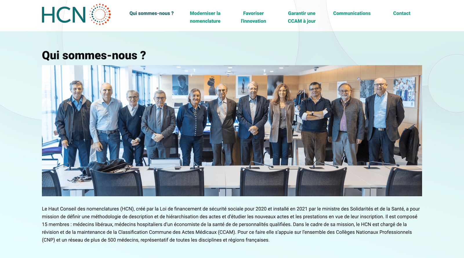 Image du site Haut Conseil de Nomenclatures