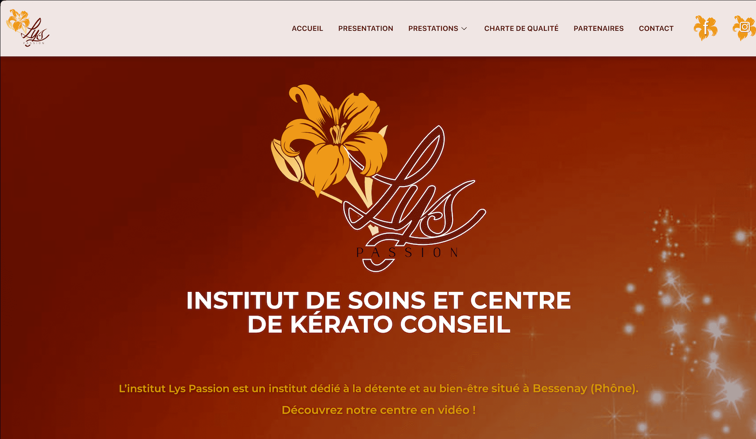 Image du site Institut Lys Passion